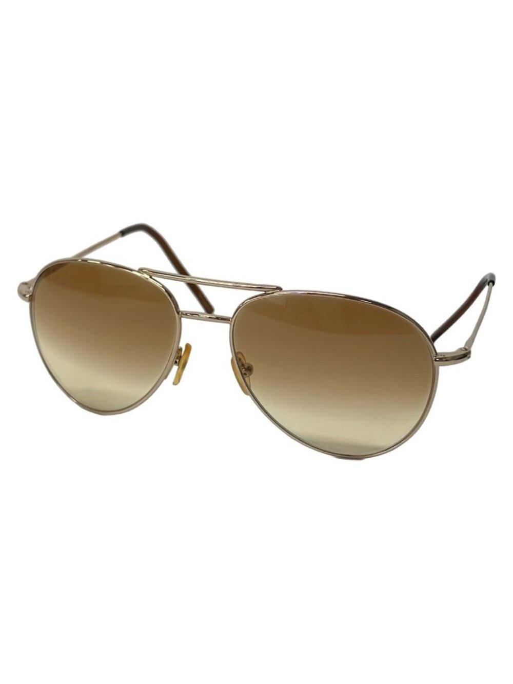 Gucci Sunglasses S Brown Gold Eyewear